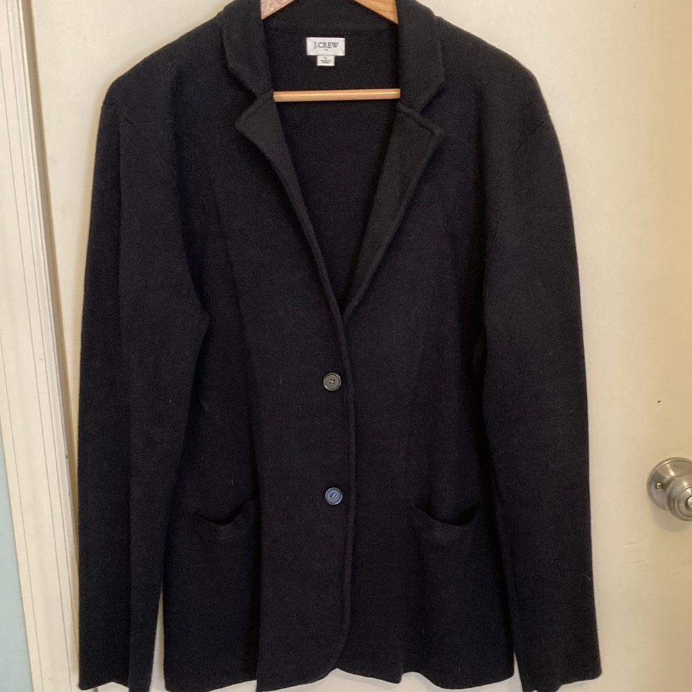 J Crew knit blazer